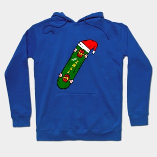 Santa Hat Skateboard Hoodie